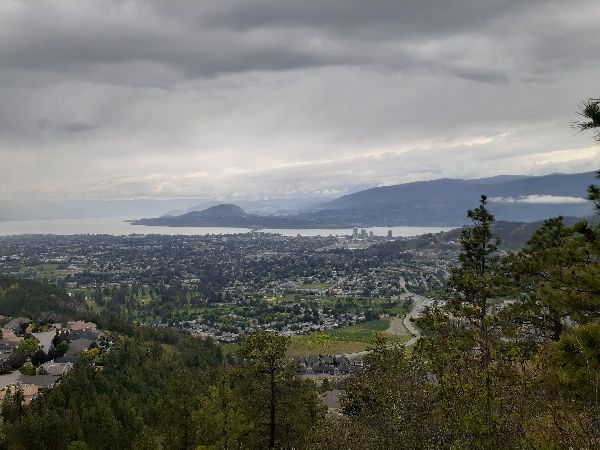 View of Kelowna from Mount Dilworth